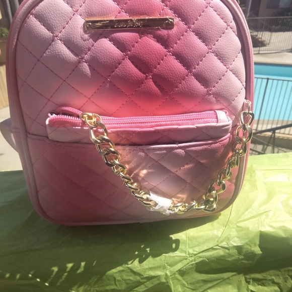 Luv Betsey by Betsey Johnson backpack in ombre pink. - Picture 5 of 16